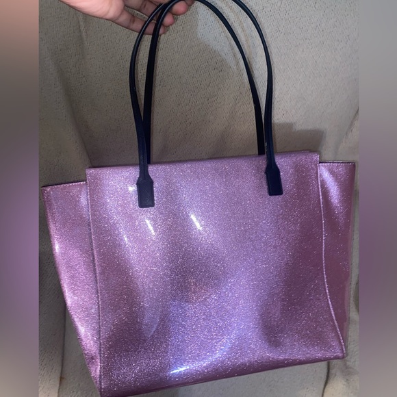 💕♠️ NWOT- Kate Spade Large Glimmer shimmer Tote bag! - Picture 9 of 9